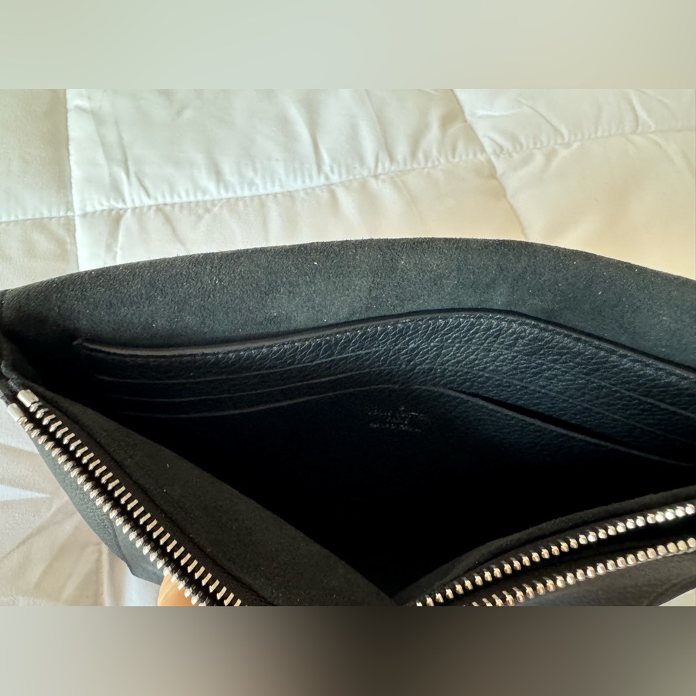 Louis Vuitton Mylockme Pochette Noir Chain Shoulder Crossbody Wristlet Clutch - Picture 6 of 16